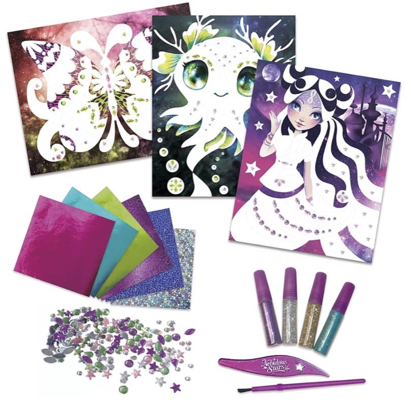 Nebulous Stars - Glitter & Foil Art