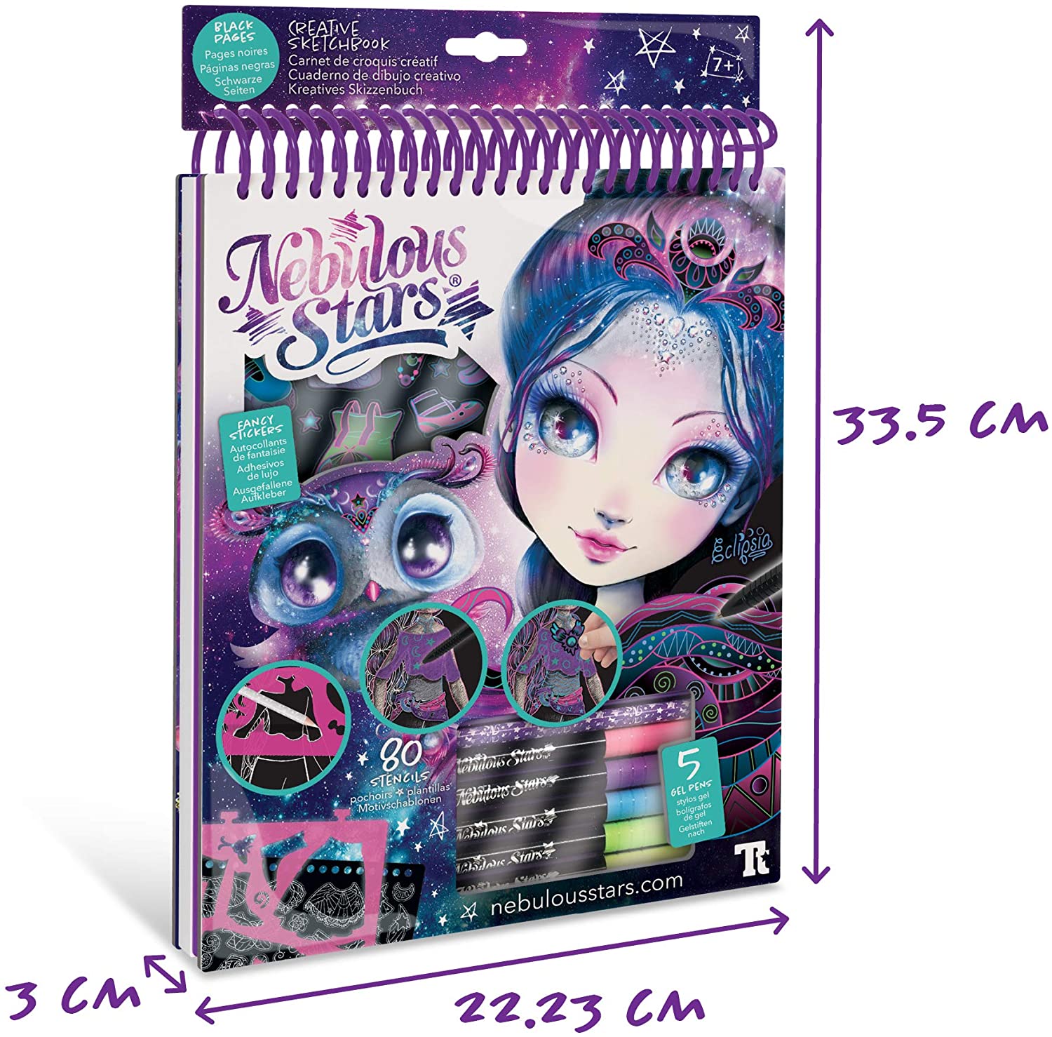 Nebulous Stars - Eclipsia Creative Sketchbook Black