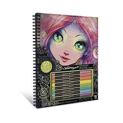 Nebulous Stars - Colouring Book Black Pages