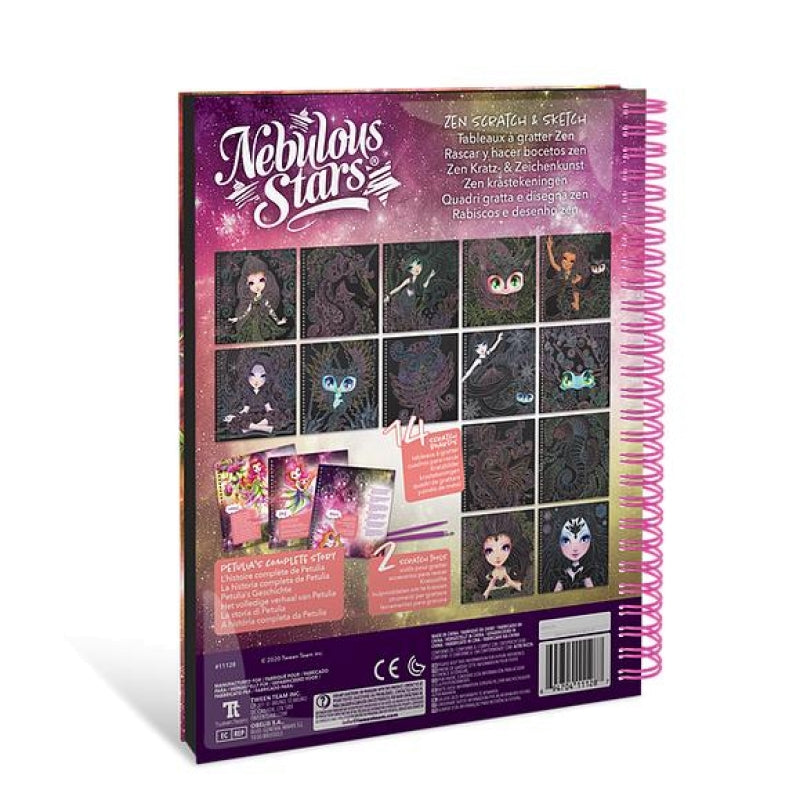 Nebulous Stars - Creative Book Zen Scratch & Sketch