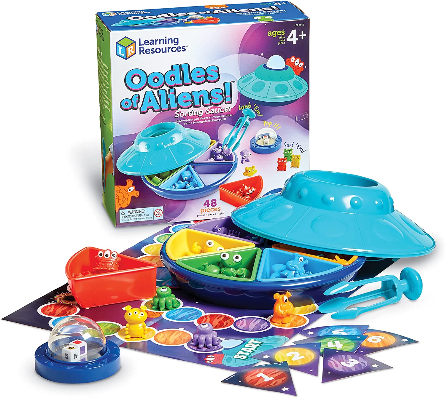 Learning Resources - Oodles Of Aliens Sorting Saucer