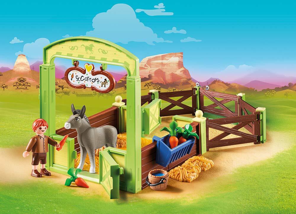 Playmobil - Spirit - Stable Box with Señor Carrot (70120)