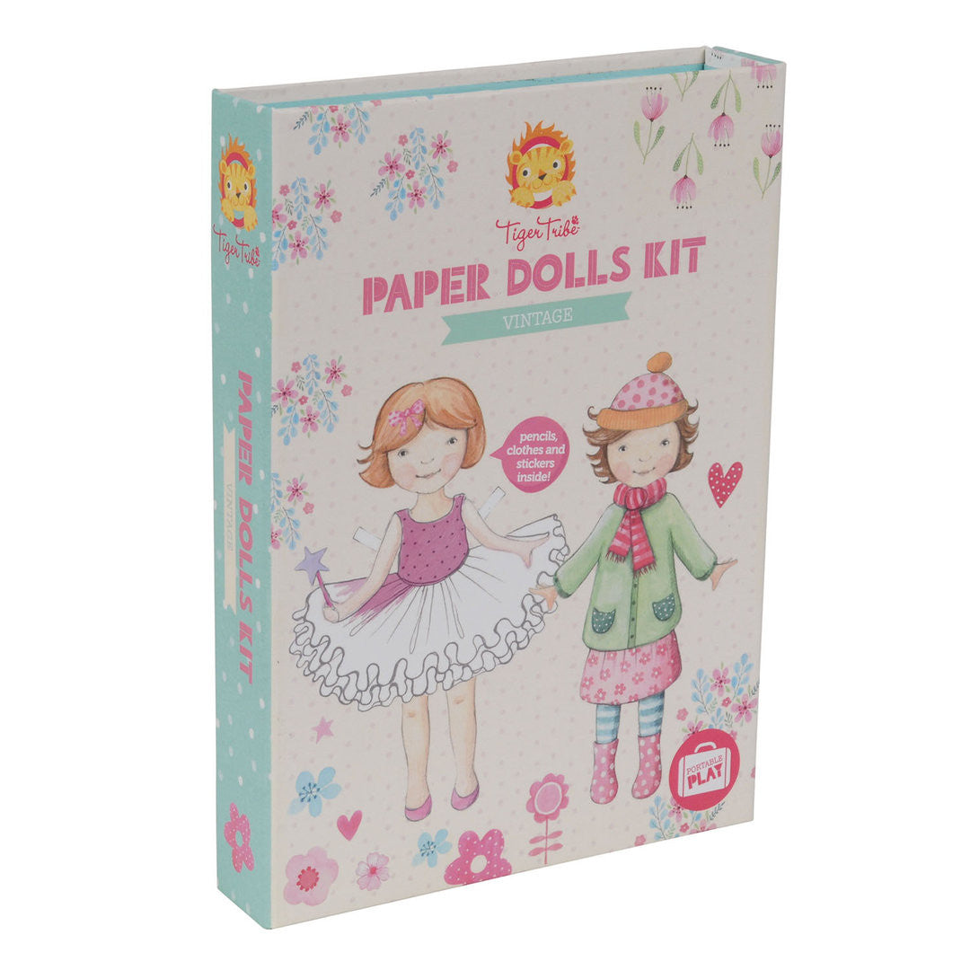 Tiger Tribe - Paper Dolls - Vintage Kit 
