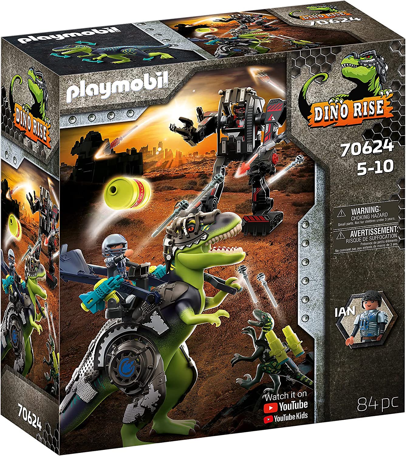 Playmobil - T-Rex Battle of the Giants (70624)