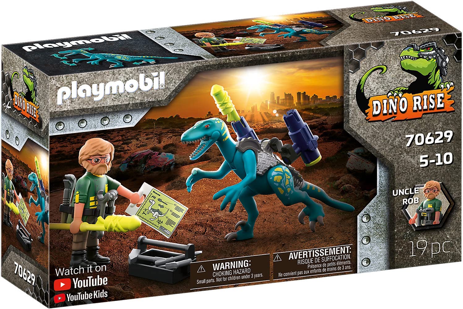 Playmobil - Deinonychus Ready for Battle (70629)