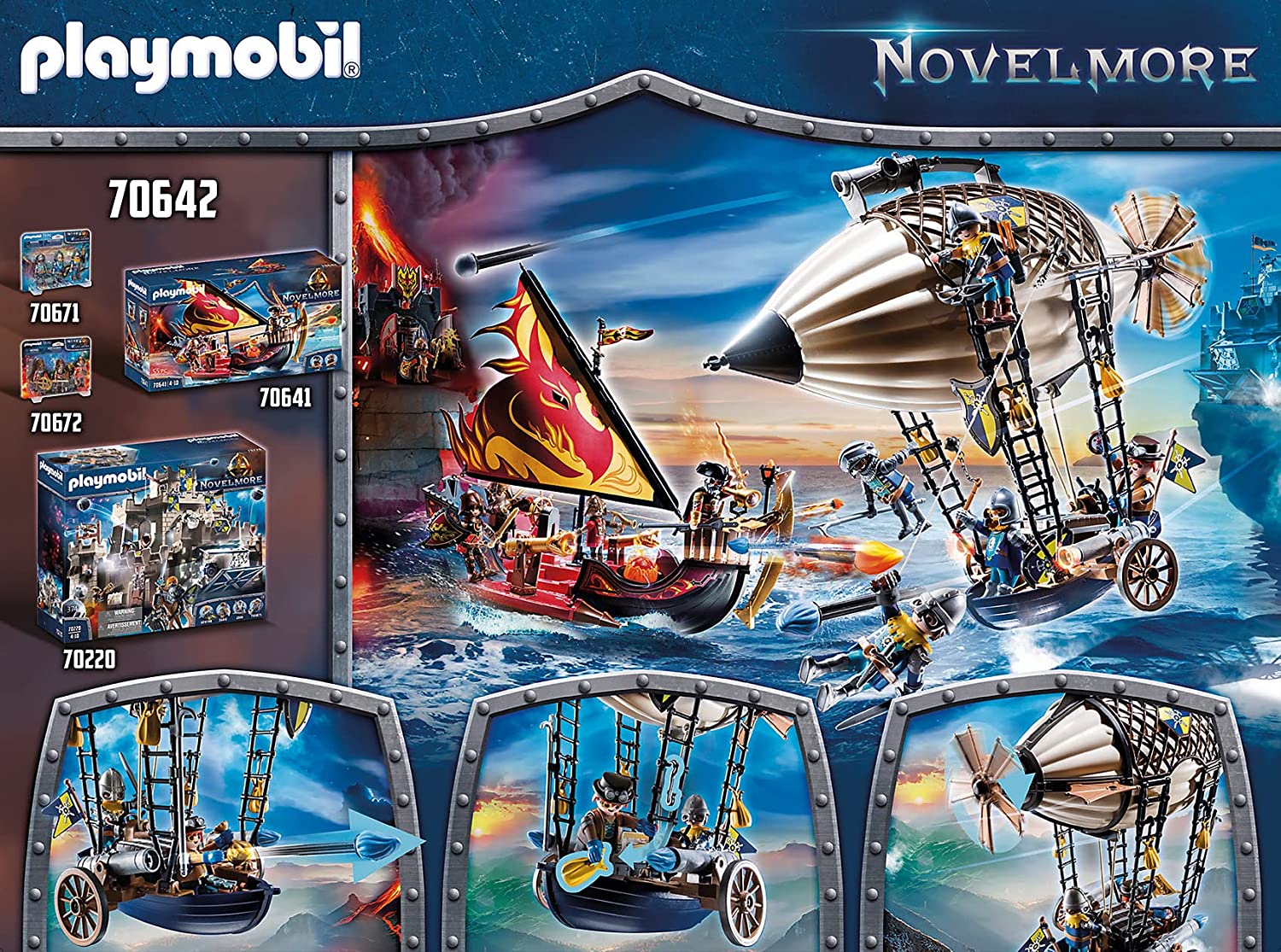 Playmobil - Novelmore Knights Airship (70642)