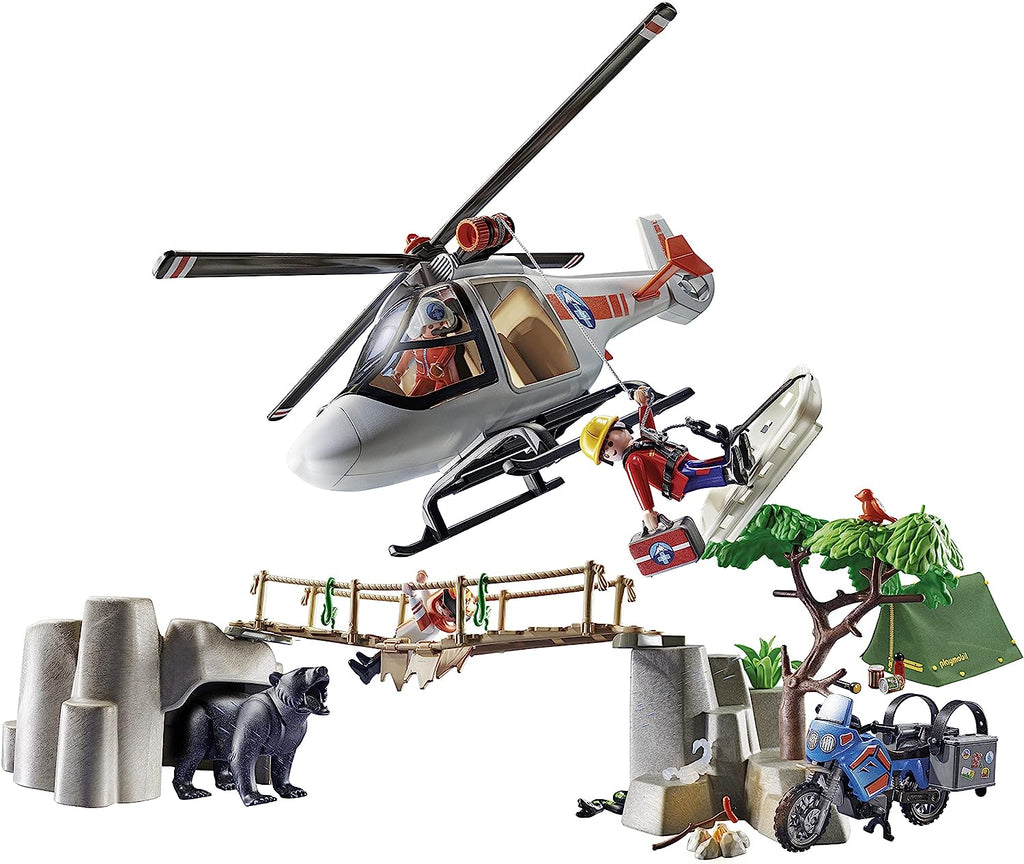 Playmobil - Rescue Action Canyon Copter Rescue (70663)
