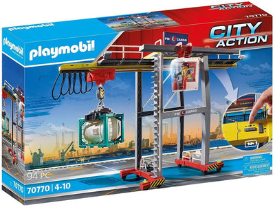 Playmobil - Crane With Container (70770)