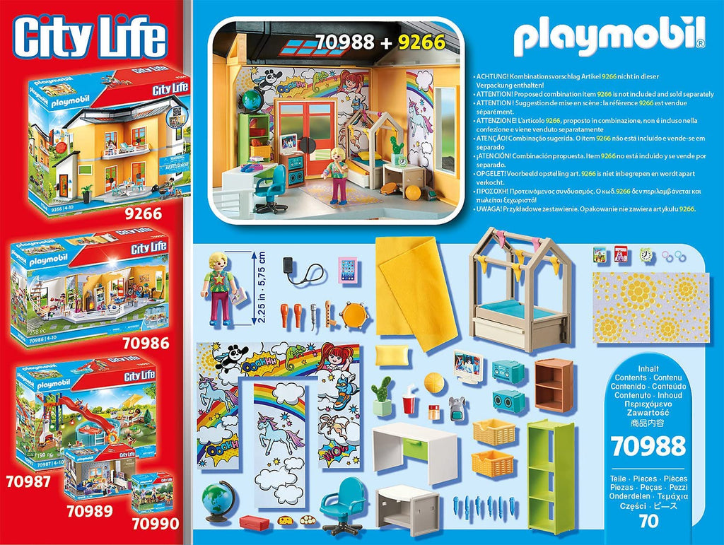 Playmobil - Deluxe Teenagers Room (70988)