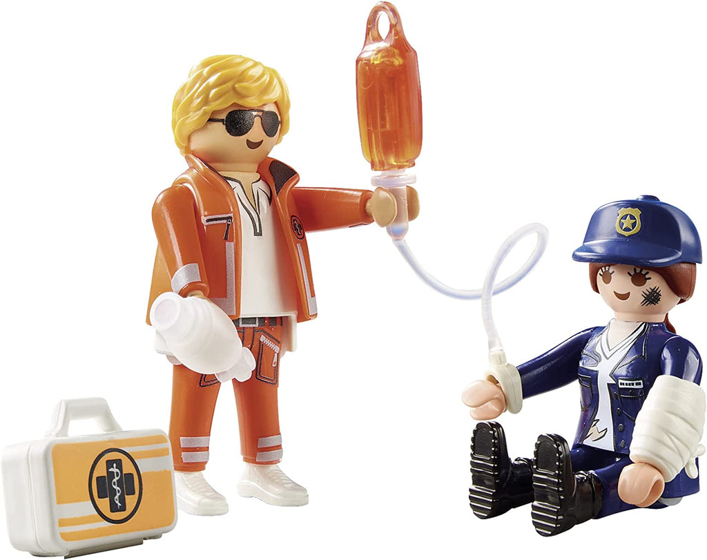 Playmobil - Duo Pack Emergency Doctor And Police Officer (70823)