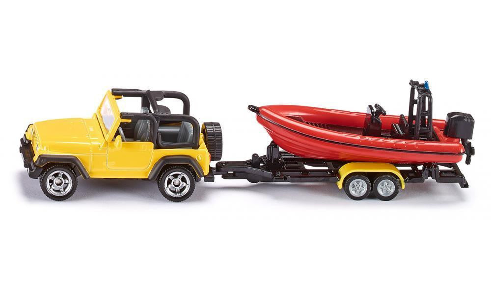 Siku - Jeep with Boat (1658)