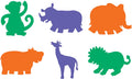 Edvantage - Stencil Sets - Jungle Animals
