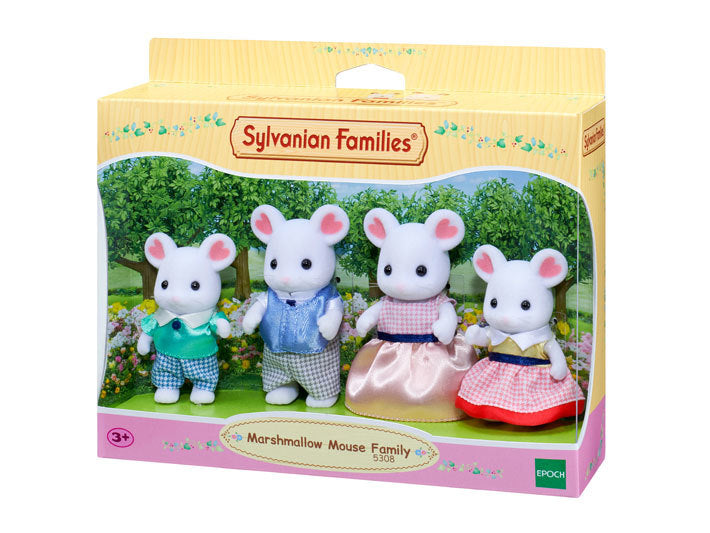 Sylvanian Families - Marshmallow Mouse Family
