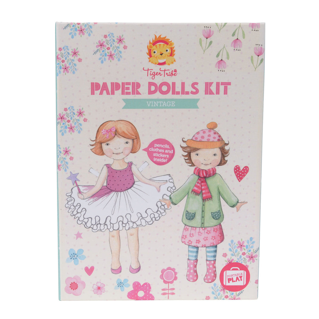 Tiger Tribe - Paper Dolls Vintage Play Set
