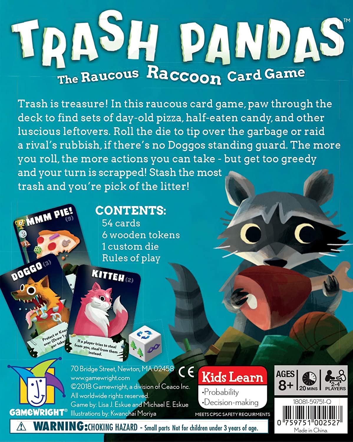 Gamewright - Trash Pandas