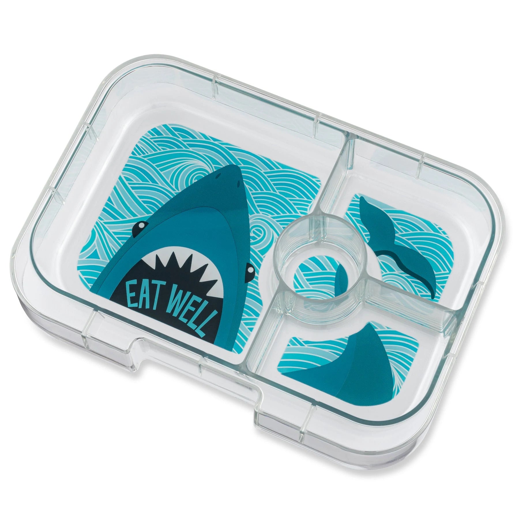 Yumbox - Bento Panino 4 Compartment True Blue Shark