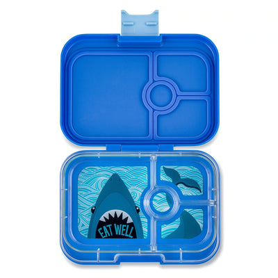 Yumbox - Bento Panino 4 Compartment True Blue Shark