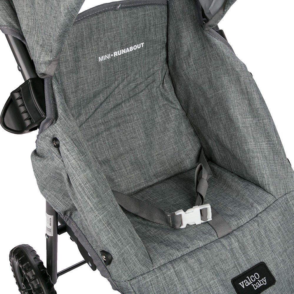Valco - Mini Runabout Dolls Pram - Grey Marle