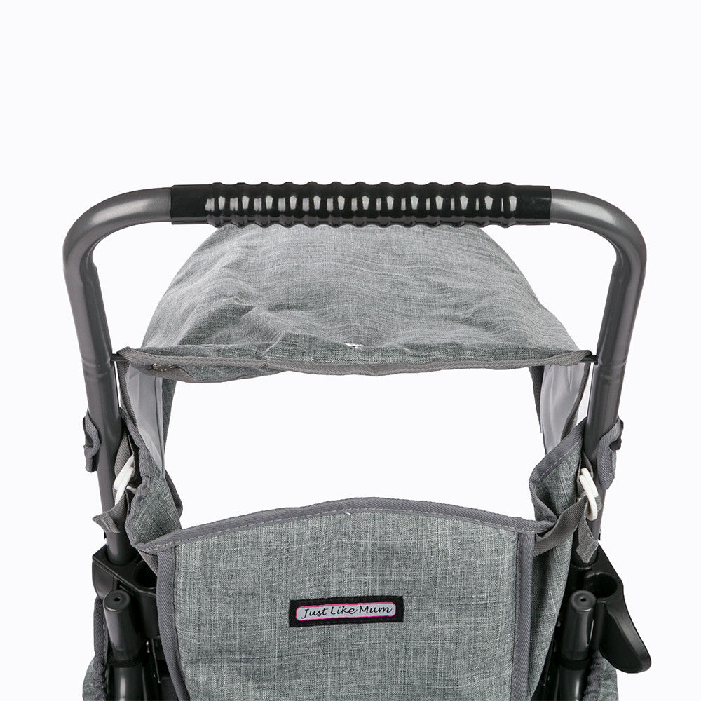Valco - Mini Runabout Dolls Pram - Grey Marle
