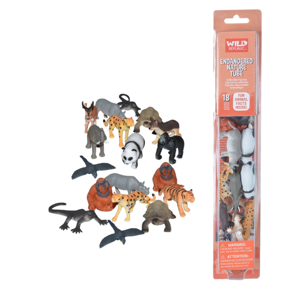 Wild Republic- Nature Tubes - Endangered