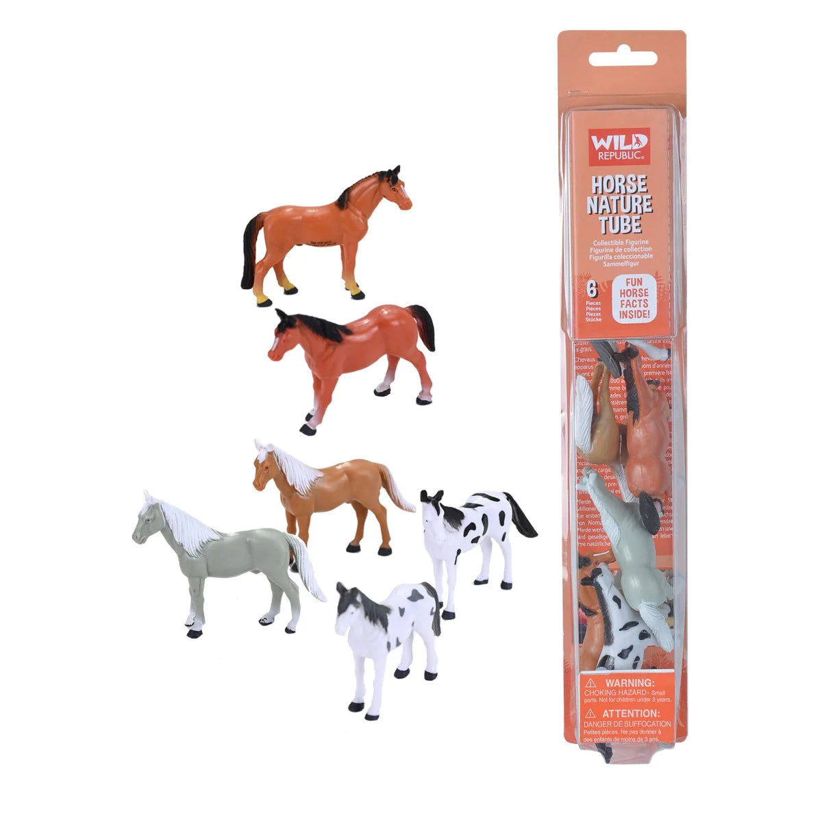 Wild Republic - Nature Tubes - Horses