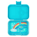 Yumbox - Bento Panino 4 Compartment Aqua Rainbow