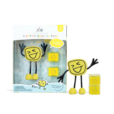 Glo Pals - Light Up Sensory Bath Toy Alex (Yellow)