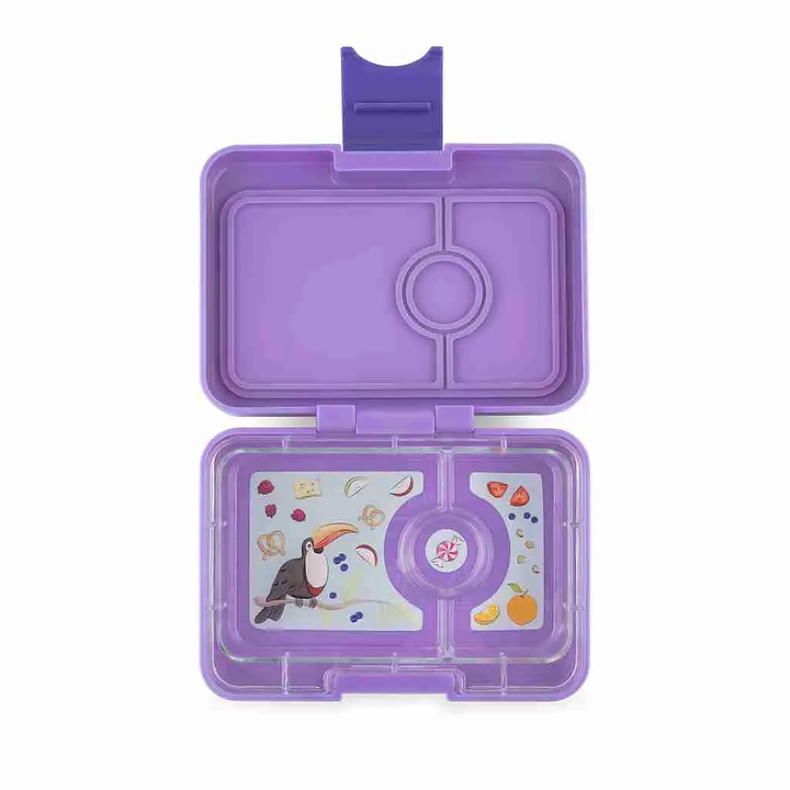 Yumbox - Bento Snack Box 3 Compartment Dreamy Purple