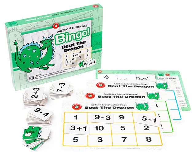 Edvantage - Beat the Dragon Bingo (Addition & Substraction)