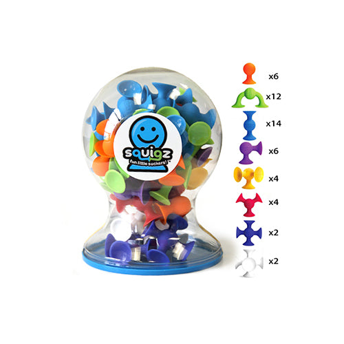 Fat Brain - Squigz 50pcs Deluxe Set