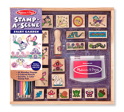 Melissa & Doug - Stamp a Scene Fairy Garden