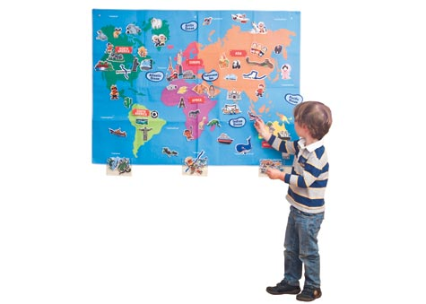 Felt Creations - Felt World Map Kids
