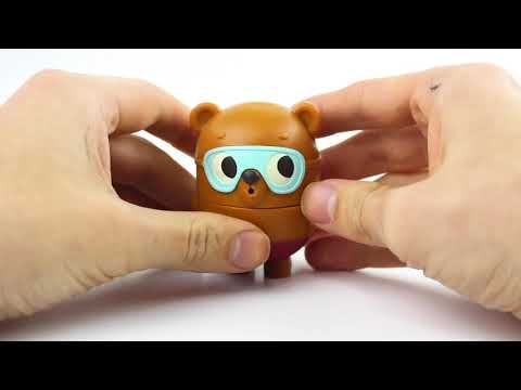 Land of B - Bath Squirts - Fox, Elephant & Bear