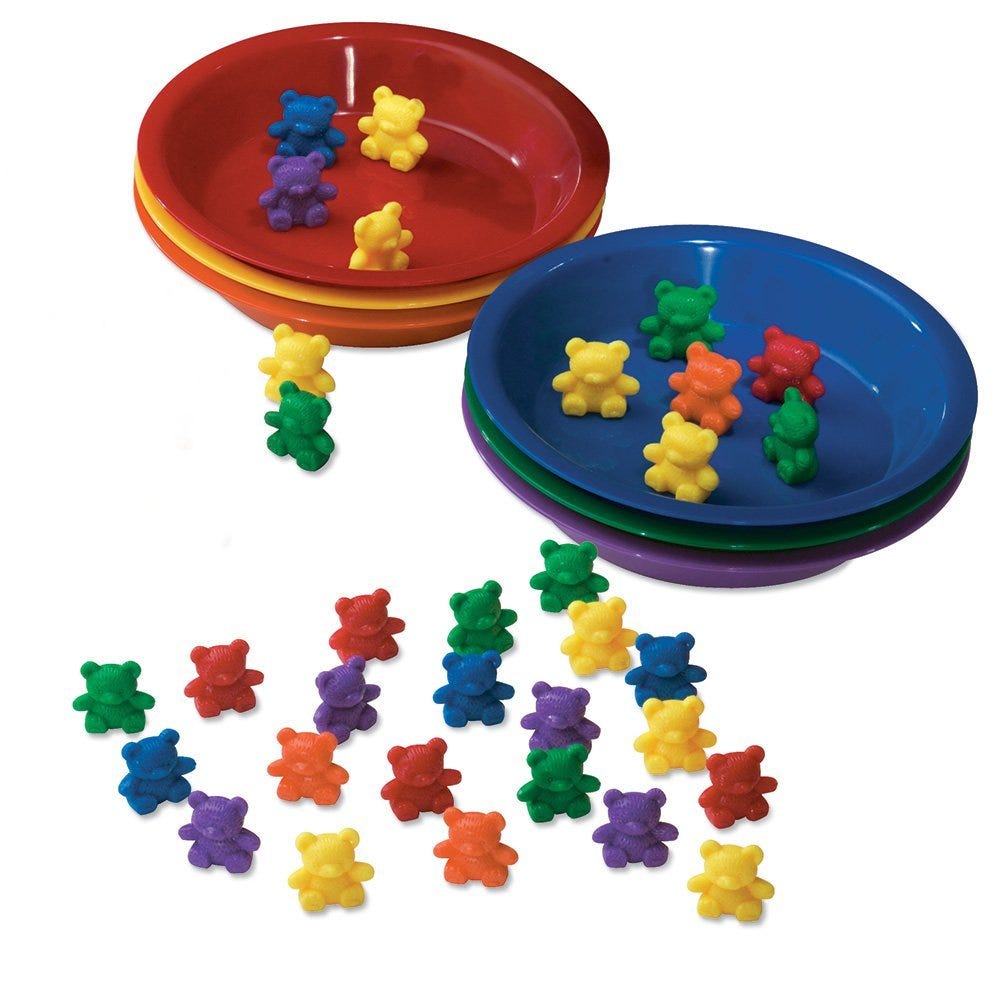 Learning Resources - Baby Bear Sorting Set