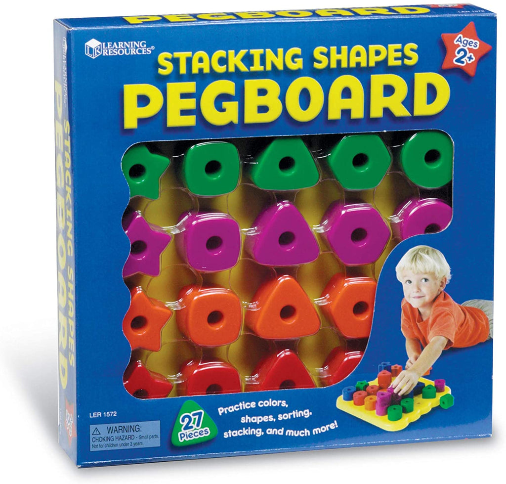 Learning Resources - Stacking Shapes Peg Board