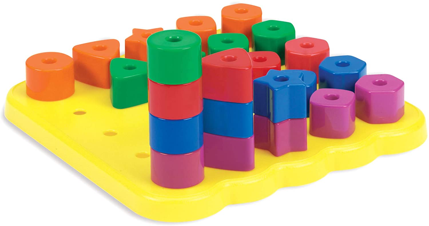 Learning Resources - Stacking Shapes Peg Board
