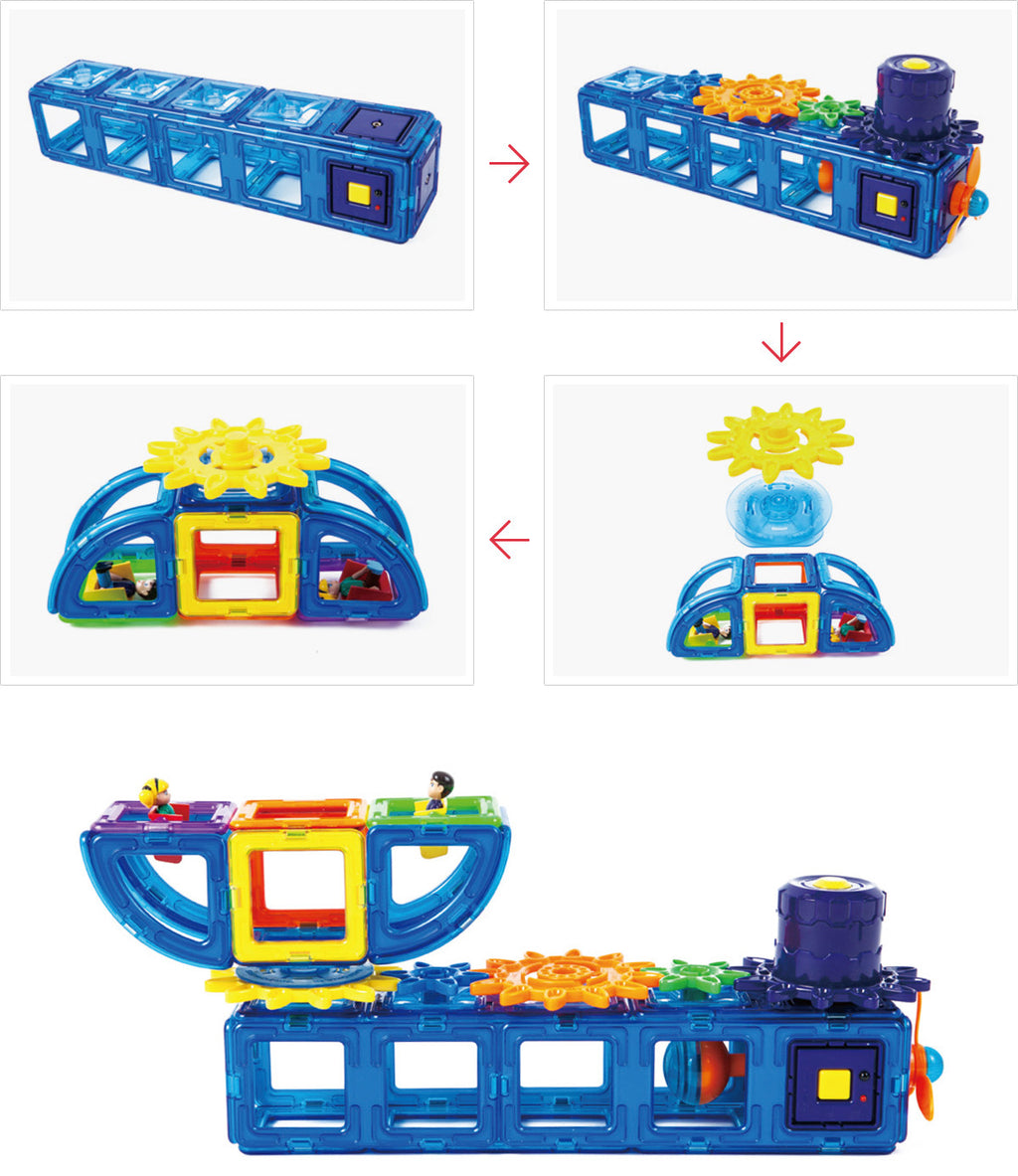 Magformers - Power Gear Set 60Pcs
