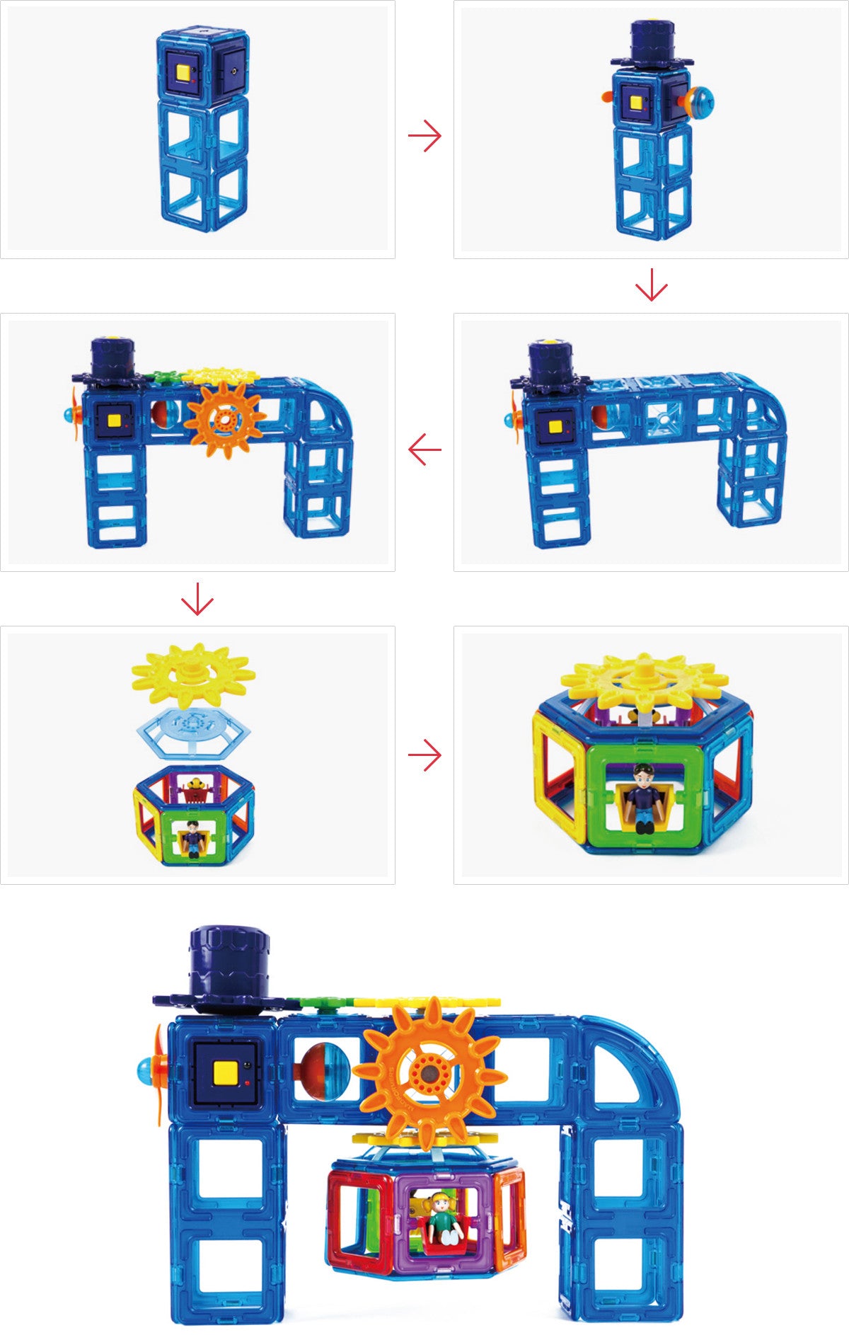 Magformers - Power Gear Set 60Pcs