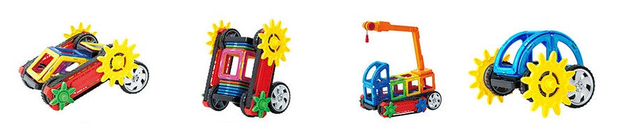 Magformers - 79Pcs Dynamic Wheel Set 