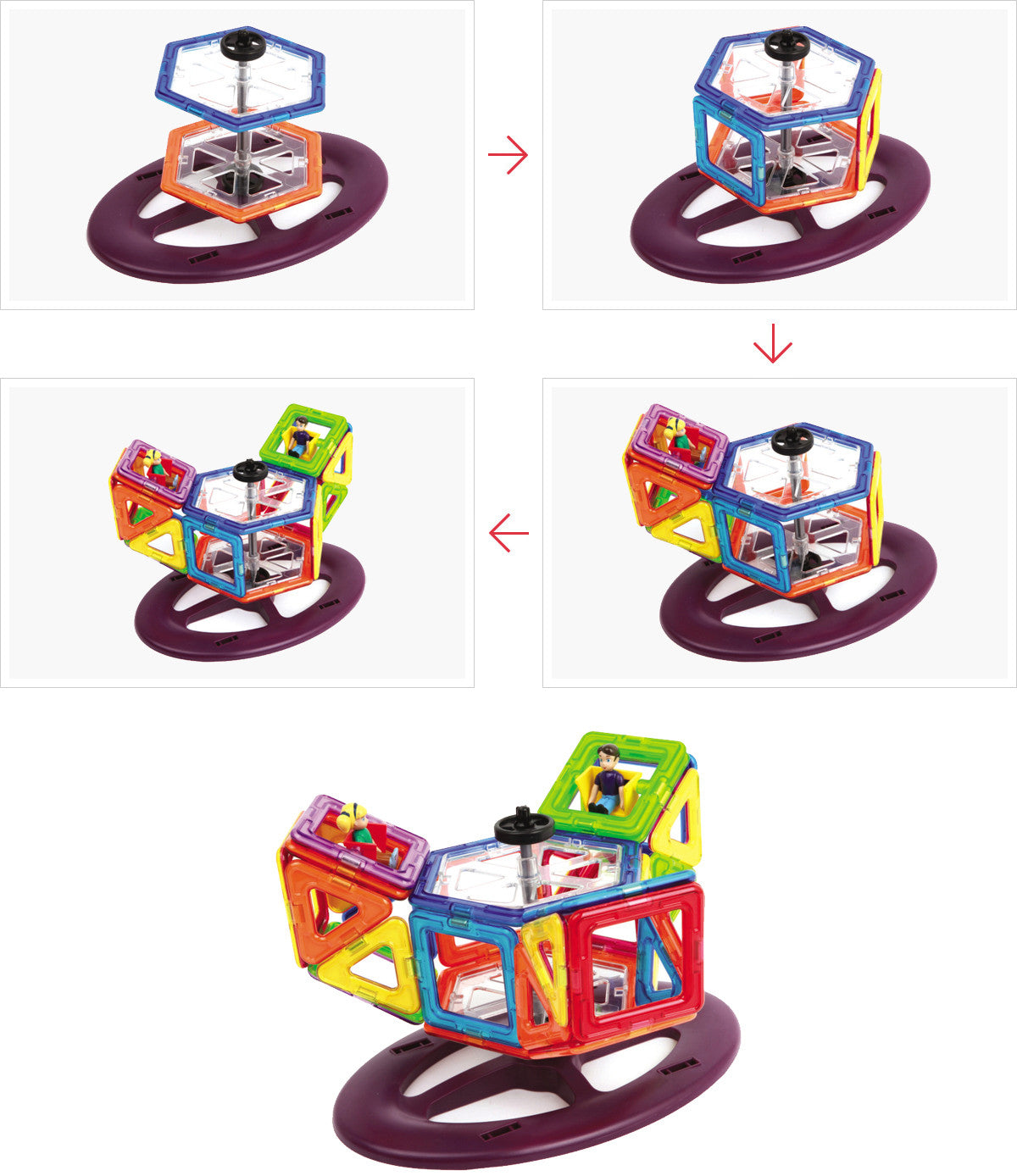 Magformers - Fairy Wheel Creator Set 46 Pieces  