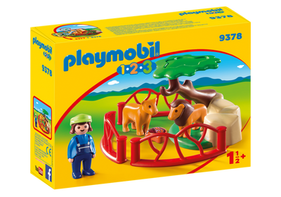 Playmobil - 1.2.3 Lion Enclosure (9378)