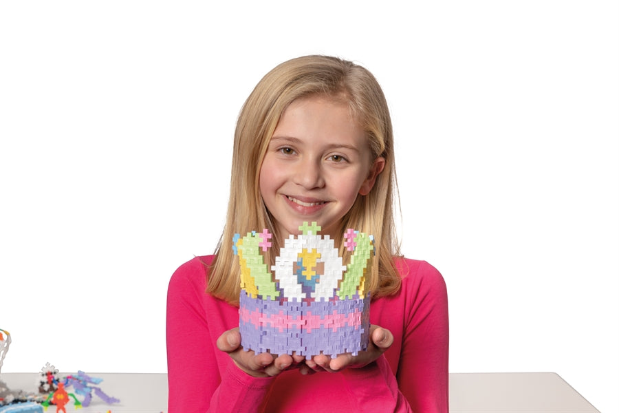Plus Plus Puzzles - Pastel - Learn to Build - 600 Pcs
