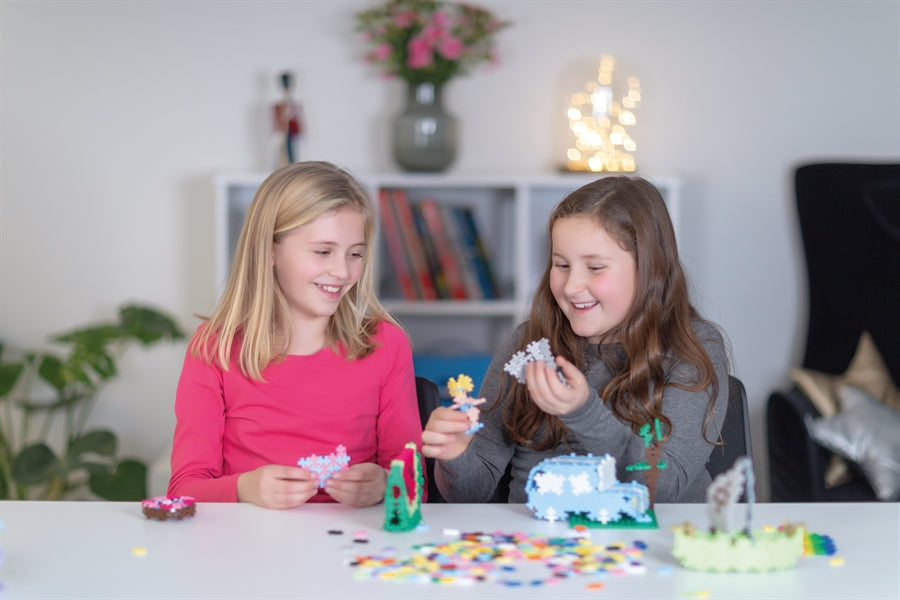 Plus Plus Puzzles - Pastel - Learn to Build - 600 Pcs