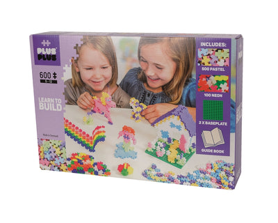 Plus Plus - Pastel - Learn to Build - 600 Pcs