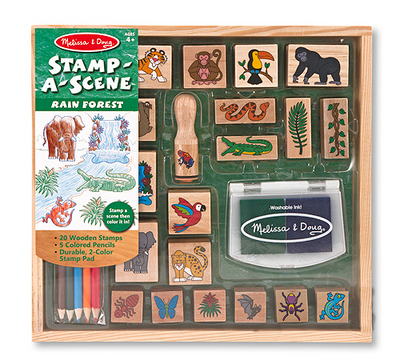 Melissa & Doug - Stamp a Scene Rain Forest