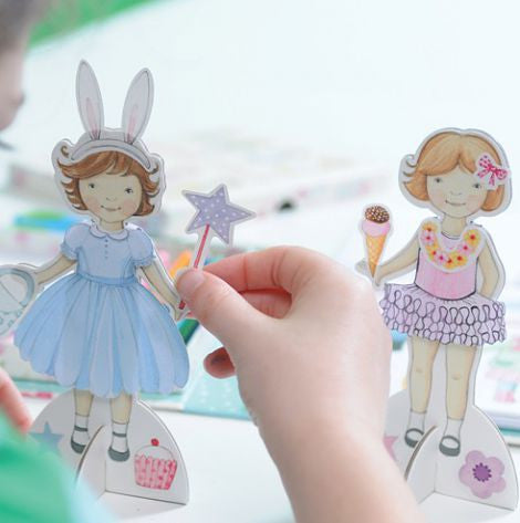 Tiger Tribe - Piccolo Paper Dolls Kit - Vintage 