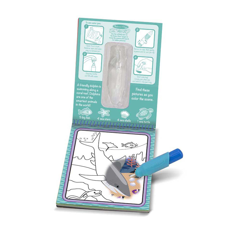 Melissa & Doug - Water WOW - Under the Sea - ON the GO Travel Activity