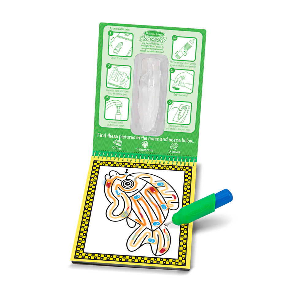 Melissa & Doug - Water WOW - Pet Mazes - ON the GO Travel Activity